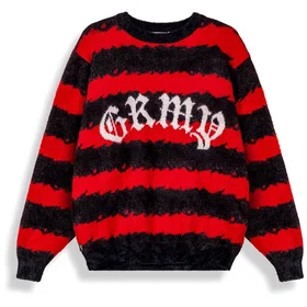 Grimey Rise Above Flames Mohair Sweatshirt (Unisex)