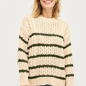 Soaked in Luxury Stripe Cardigan (Dam)
