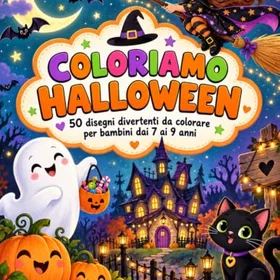 COLORIAMO Halloween Färgläggningsbok för Barn
