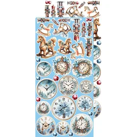 Craft o Clock Scrapbooking Papper Cozy Winterland 2 Pack