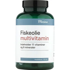 Mezina Fiskolja Multivitamin 120 Kapslar