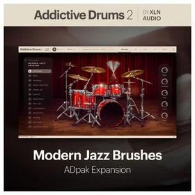XLN Audio Addictive Drums 2 Modern Jazz Brushes Production audio Logiciel
