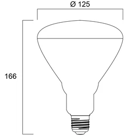 Sylvania GRO-LUX® E27 VEGETATIVE/GRØNNPLANTER 17W