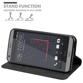 Cadorabo Wallet Case with Magnetic Closure Stand and Card Slot for HTC Desire 53