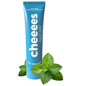 Cheeeeses Fresh Mint enzymatisk vitgörande tandkräm 60g