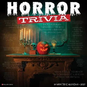 Movies Horror Trivia Wall Calendar 2027