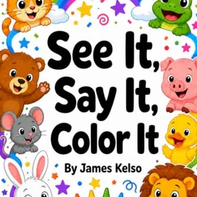 See It, Say It, Color It Färgläggningsbok