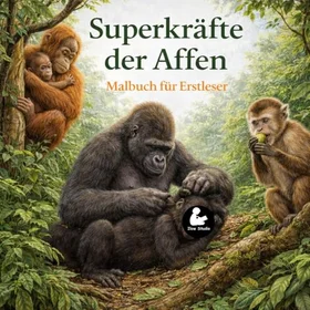 Superkräfte der Affen Färgläggningsbok