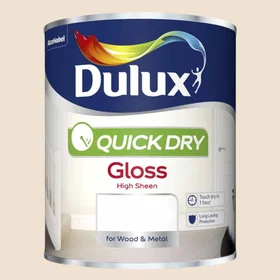 Dulux Quick Dry Gloss Magnolia 0.75L