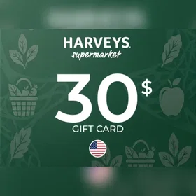 Harvey's Supermarkets Presentkort 30 USD