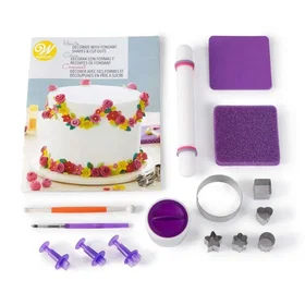Wilton Hur man dekorerar Fondant Shapes & Cut-Outs Starter Pack 15 stycken,