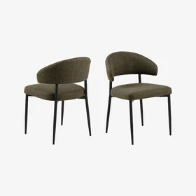 AC Edina Spisestol Stoff 2-Pack