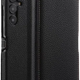 StilGut Läder Flipfodral med Knapp för Samsung Galaxy S24 Plus