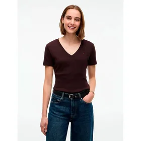 Tommy Hilfiger Slim Cody V-Neck T-shirt (Dam)