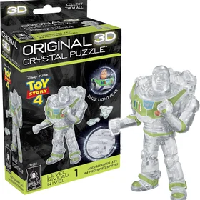 University Games Disney Toy Story Buzz Lightyear 3D Crystal Puzzle Pieces