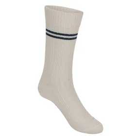 Alpacasocks&Co Casual Light Ribbed Stripes Strumpor