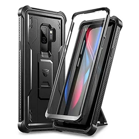 Dexnor Étui antichoc corps complet avec support pour Samsung Galaxy S9 Plus