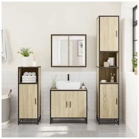 vidaXL Hög Skåp Sonoma Oak 35x37.5x100 cm Brun (849240)