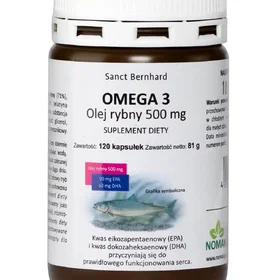 Krauterhaus Sanct Bernhard Omega 3 500mg 120 Kapslar