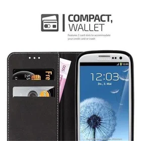 Cadorabo Etui med magnetisk stenging, ståfunksjon og kortficka for Samsung Galax