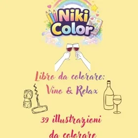 Libro Vino & Relax Färgläggningsbok
