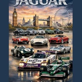 Ericson Automotive Publishing En visuell historia om Jaguar 1941–2026