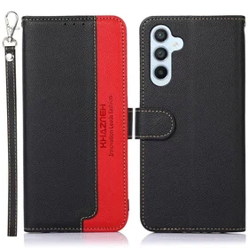Khazneh Litchi Texture Wallet Case for Samsung Galaxy S24 FE
