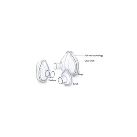 Optichamber Diamond LiteTouch Soft seal mask Small