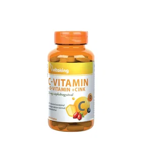 Vitaking Vitamin C D3 Zinc Bisglycinate 90 Tabletter