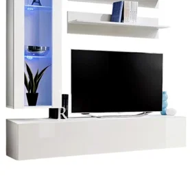 MEUBLORAMA AM-FLY-WW FY H2*3C/63KG Meuble TV 4 étagères