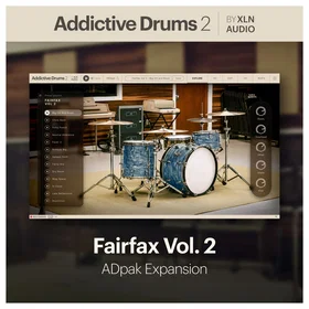 XLN Audio Addictive Drums 2 Fairfax Vol 2 ADpak Production audio Logiciel