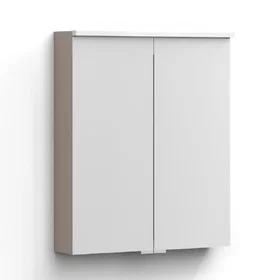 Svedbergs Stilla Høyskåp med Speil 60cm Gråbeige (25603-TL)