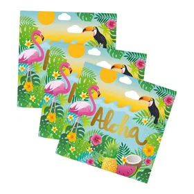 Globos Aloha Pappersservetter 33x33cm 20pcs