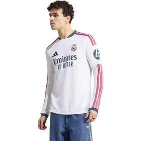Adidas Real Madrid 2026/27 Domicile Match Manches Longues Jersey (Homme)