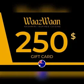 WaazWaan Gavekort 250 AUD