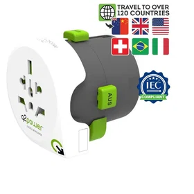 Q2Power Adaptateur de voyage 2.100100