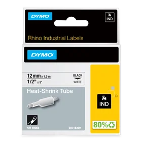 Dymo Rhino Heat Shrink Tube 12mm X 1.5m