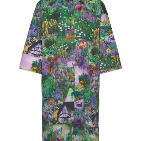 Nümph Nugarden Mönstrad Skjortklänning