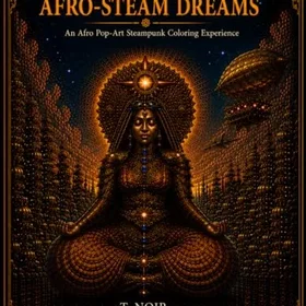 Afro-Steam Dreams Färgläggningsbok