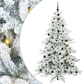 vidaXL Hinged White 210cm 300 LEDs 3397732