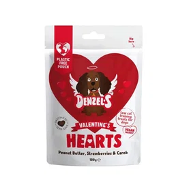 Denzel's Valentine's Hearts Godis Peanut & Jordbær 100g