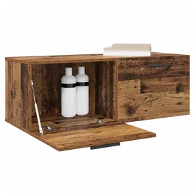 vidaXL High Cabinet Gammalt trä 100x36.5x35cm (879573)