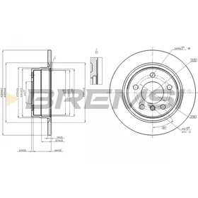 Bremsi Bremseplate CD8197S