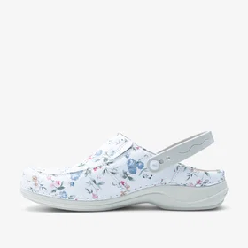 Embla Paris Slip-on Floral White (Dam)