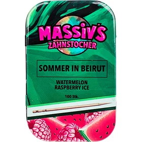 Wunder Tandstikker Watermelon Raspberry Ice 100 pcs (Aromatiske)