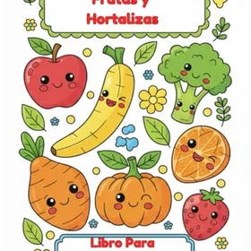 Moncho Moreno Frutas Y Hortalizas Färgläggningsbok