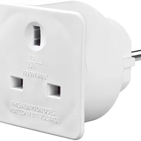 Masterplug TAEUR-MP UK to EU Travel Adapter