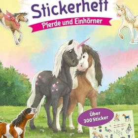 Kaufmann Ernst Vlg GmbH Stickerbok Hästar och enhörningar