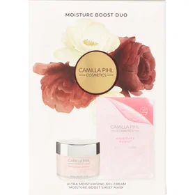 Camilla Pihl Cosmetics Moisture Boost Duo Gave Sæt (Ultra Fugtgivende Gel Creme,