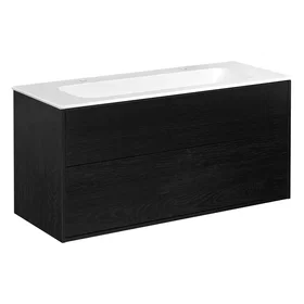 Gustavsberg Artic Vanity Cabinet 120cm Black (GB71ACVU12TKSW)